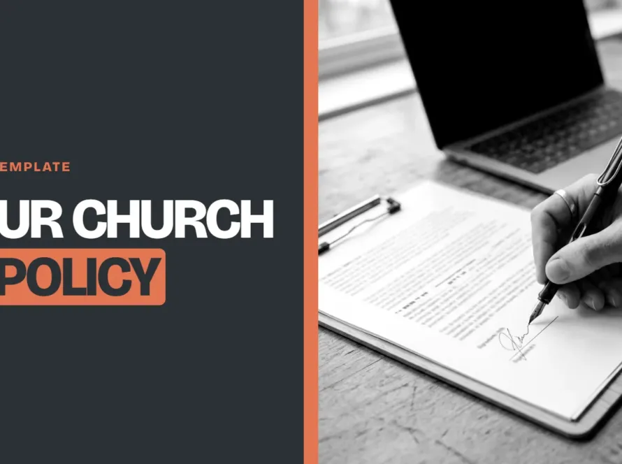 YOUR CHURCH AI POLICY — 1-PAGE TEMPLATE — Faith Funnels blog thumbnail